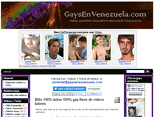 Tablet Screenshot of gaysenvenezuela.com